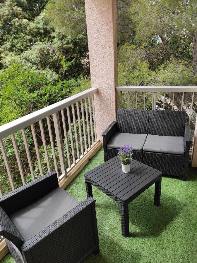 Charmant Studio Climatise 24 M2 Terrasse A 100M De La Plage Сен-Мандріє-сюр-Мер Екстер'єр фото